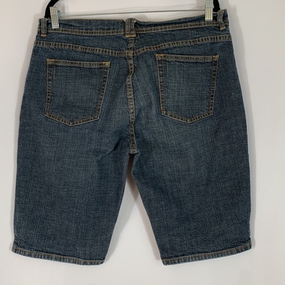 Tommy Hilfiger Blue Denim Bermuda Jean Shorts - Picture 5 of 8